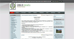 Desktop Screenshot of comune.venafro.is.it